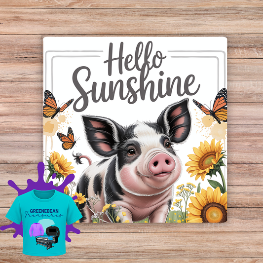 HELLO SUNSHINE 2X2 MAGNET