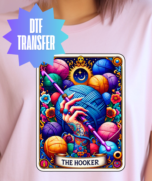 The Hooker Tarot Card DTF Transfer
