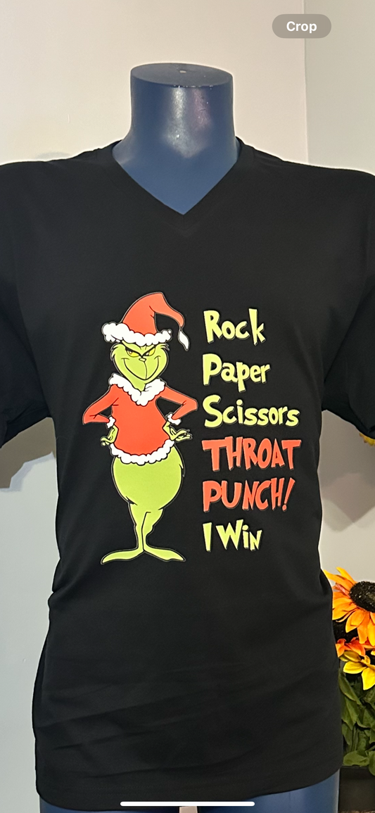 Rock, Paper, Scissors - Throat Punch!