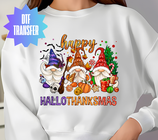 Happy Hallothanksmas Gnome