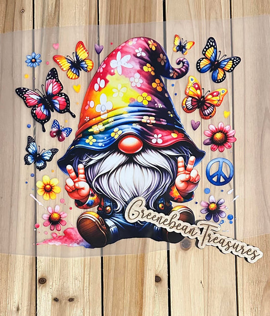 Hippie Gnome DTF Transfer