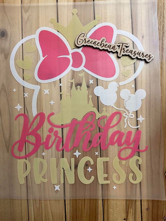 Birthday Princess DTF Transfer