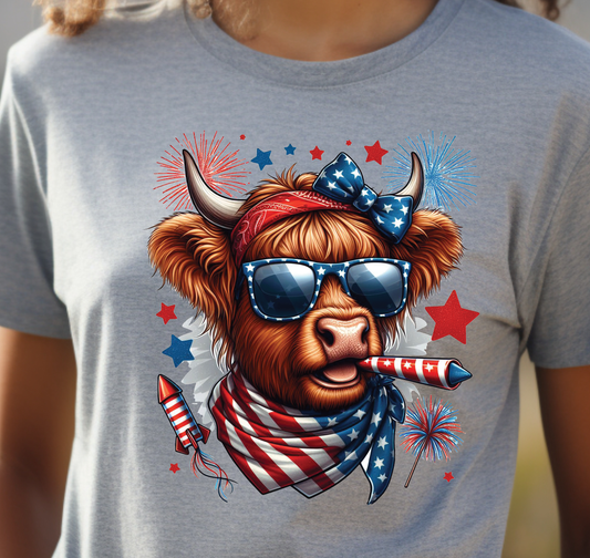 Patriotic Cow